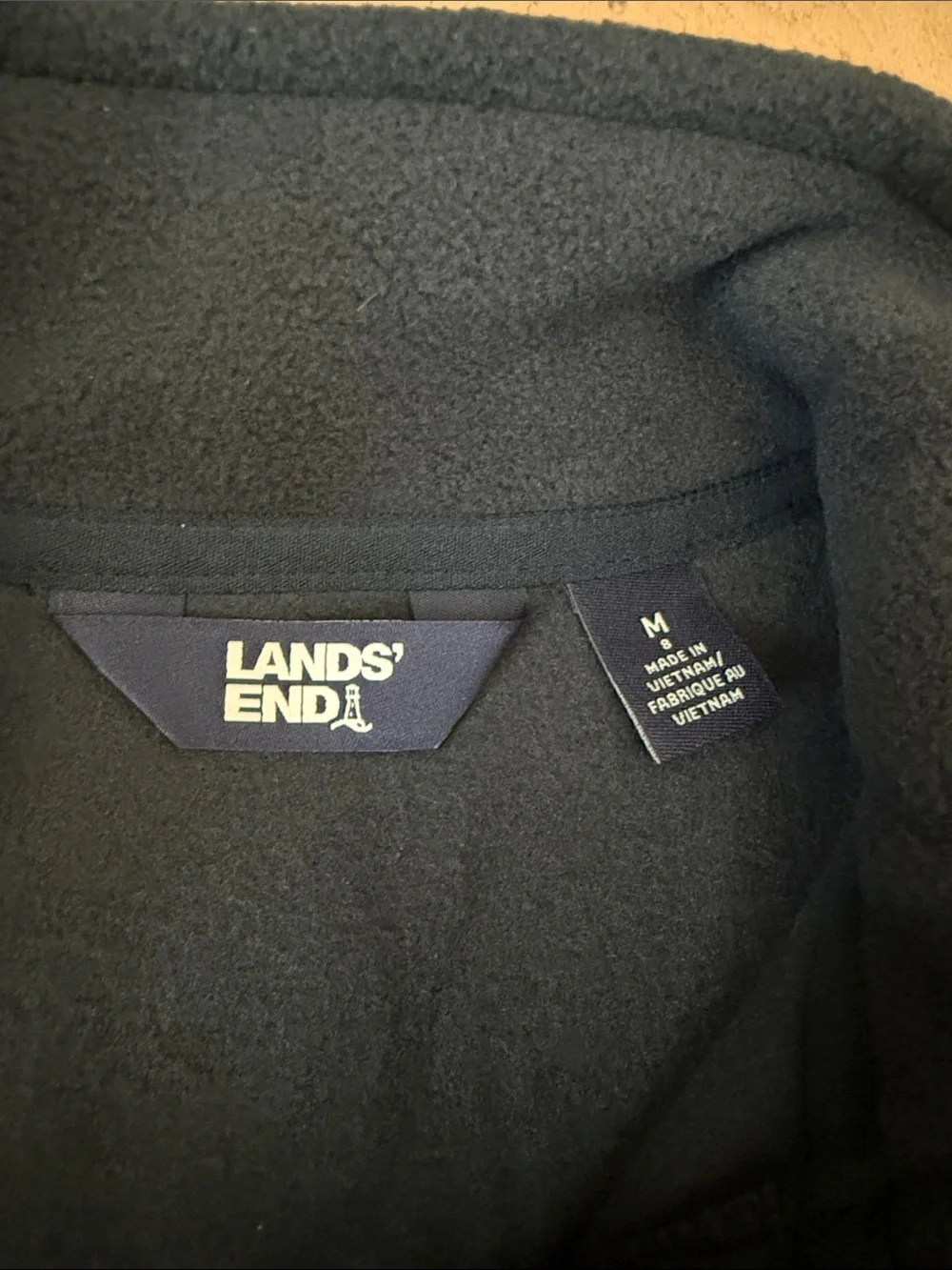 Lands' End kids Full-Zip Performance Fleece Jacket NEW